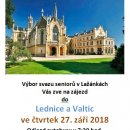 Zájezd do Lednice a Valtic 2018